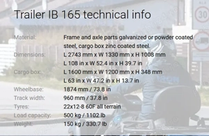 Remorca ATV autorizata RAR pentru circulatia pe drumurile publice - imagine 3