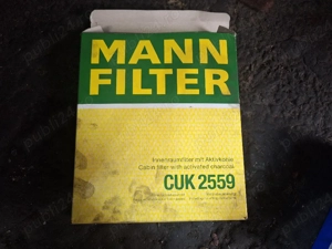 Filtru, aer habitaclu CUK 2559 Mann-Filter FORD - imagine 2