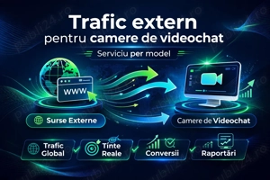 Trafic extern pentru camere de videochat active