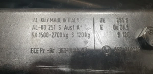 251S ALKO Sistem de franare 2700 kg, protap in V, frana inertiala - imagine 2