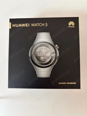 Nou!!! Huawei Watch 5 Titan cu Safir.