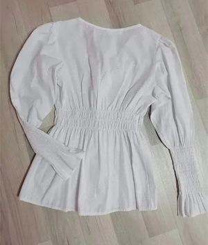 Cămașă elegantă albă  - imagine 2