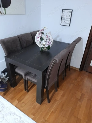 Masa sufragerie cu 6 scaune.  - imagine 4