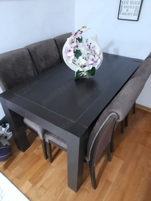 Masa sufragerie cu 6 scaune.  - imagine 5