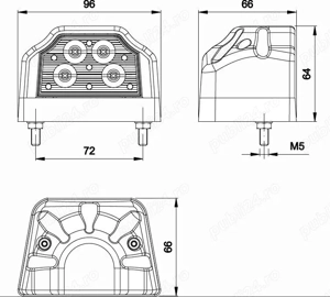 Lampa led numar FRISTOM FT 031 - imagine 3