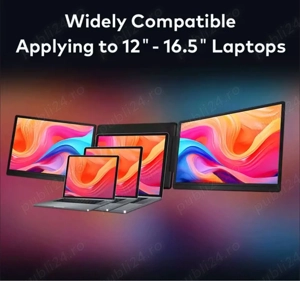 Vand monitor x2 portabil, nou, la cutie