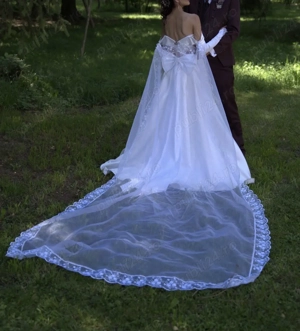 Rochie de mireasă superbă , tafta  regala 