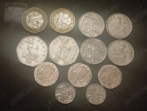 colectie de monezi Anglia,de Colectie - imagine 3