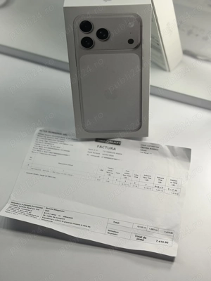 Vând iPhone 17 pro Max nou sigilat cumpărat astăzi factura 