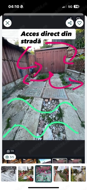 PF inchiriez teren 300 m2 parcare depozitare zona centrala Iasi Tg Cucu 700 lei= 300 m2 cu contract  - imagine 4