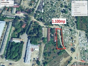 Teren 1.100mp intravilan curti constructii de vanzare in zona COMAT - imagine 2