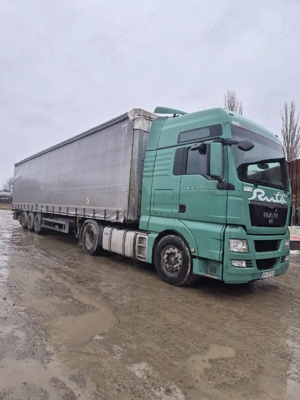 Ansamblu camion MAN + semiremorcă SCHMITZ