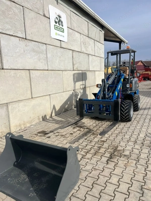 Încărcător electric articulat V-Tech 606 | ridica 1100 kg | Cupa , furci , cupla | NOU - imagine 6