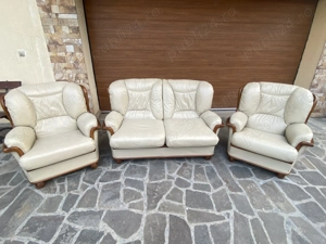 Set canapea cu două fotolii 