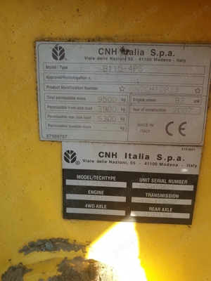 Dezmembrez New Holland 2007 - utilaj complet - imagine 7