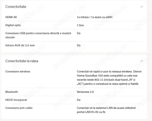 Vand Denon Home Sound Bar 550 - imagine 4