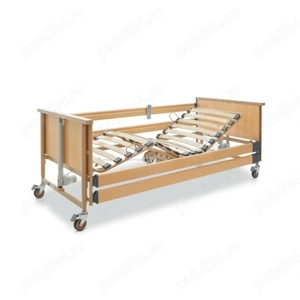 Pat electric medical bolnavi, cu somiera lemn, reglabil