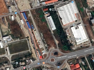 Teren 4725 mp, 2 hale  x 440 mp, 3000 mp căi betonate, trei deschideri la drumuri asfaltate - imagine 5