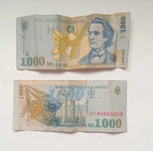 Vand bancnota 1000 lei din anul 1998.
