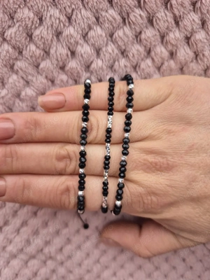 Bratari cu bile argint 925 - imagine 3