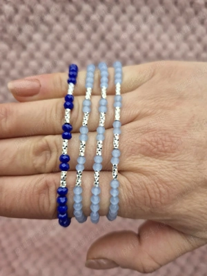 Bratari cu bile argint 925 - imagine 5