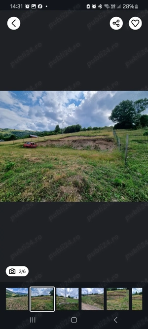 vand teren intravilan Păltinei