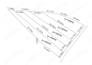 De vanzare 5 parcele de teren adiacente in Deva, zona Vulcan - imagine 2
