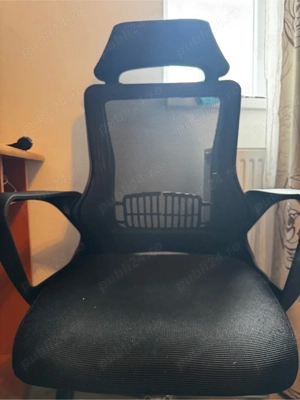Scaun Birou Ergonomic, Mesh Respirabil, Suport Lombar și Tetieră