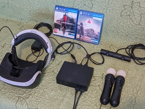 PS4 VR set move 2 jocuri controllere camera