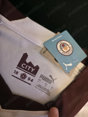 Tricou Manchester City 2023-2024 Away - NOU cu Etichetă - Mărimea L - imagine 3