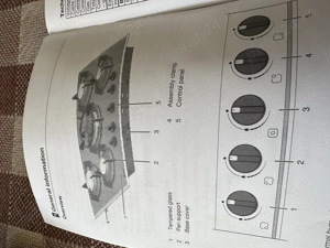Plită încorpora bilă cu cinci arzatoare - imagine 3