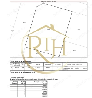 Oferim spre vanzare parcela pentru duplex,  Giroc, suprafata 507 mp, 2 fronturi - imagine 10