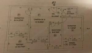 Bloc NOU, terase de 15 mp, loc parcare in curte, Mobilat si Utilat - imagine 15