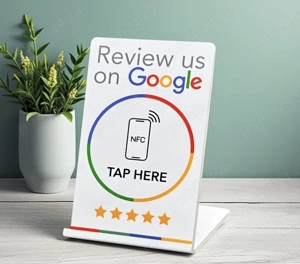 Mini Stand NFC pentru recenzii Google