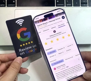 Carduri NFC pentru recenzii Google