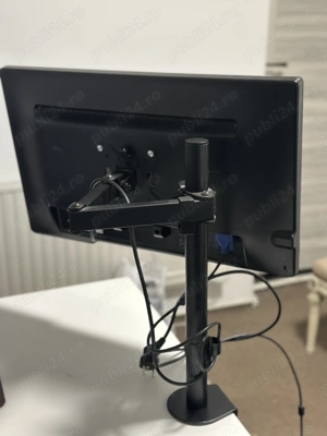 Monitor BENQ ; Suport Reglabil Monitor; Consolă pentru monitor, negru - imagine 5