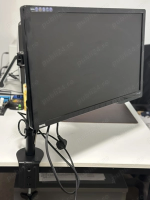Monitor BENQ ; Suport Reglabil Monitor; Consolă pentru monitor, negru - imagine 2