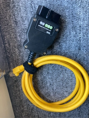 Cablu Pentru diagnoza BMW seria F, interfață Ethernet RJ45 OBD2 ESYS Rheingold Ediabas