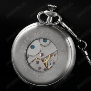 Ceas de buzunar Mecanic Unitas 6497 Imperial 45 mm - imagine 4