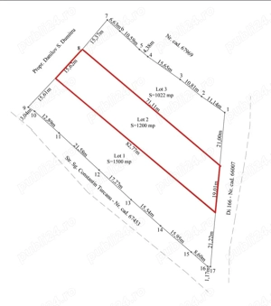  Teren 1200 mp de vânzare   Sat Dorobanț, Comuna Aroneanu, Iași  - imagine 7