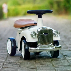 Premergator fara pedale, Kinderauto Retro Baby Car cu roti moi