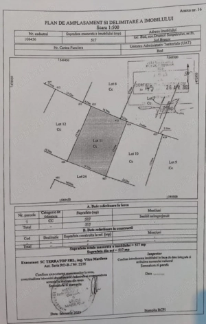 Teren intravilan 517 mp - Bod ( intrare dinspre Sanpetru) - imagine 3