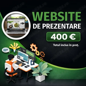 Creare Website de Prezentare - totul inclus in pret