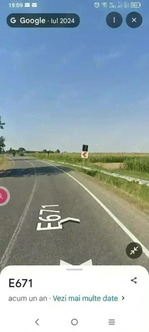 Teren de vânzare în Satu Nou  Șoseaua E671  - imagine 2