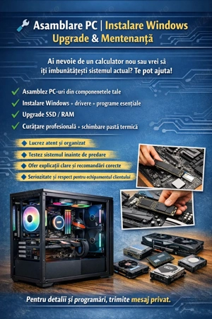 Servicii asamblare calculator