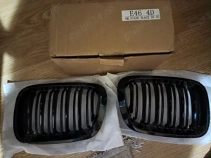 Grile / Nări BMW E46 (1997-2001) - Negru Lucios (Piano Black) - NOI