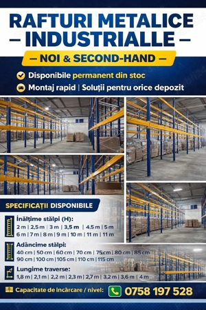 rafturi metalice industriale 