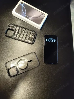 Iphone 16 Pro Max, 1 TB, 10 10- full box  Husa de piele cadou - imagine 2