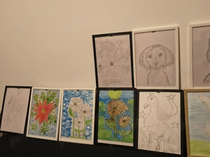 ppictura flori diferite-lucrari unice-lucrari originale-doar pentru orașul Cluj