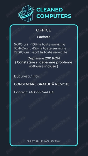 Build PC, Gaming, Optimizare, Reparatii, Curatare PC Laptop PS5 PS4